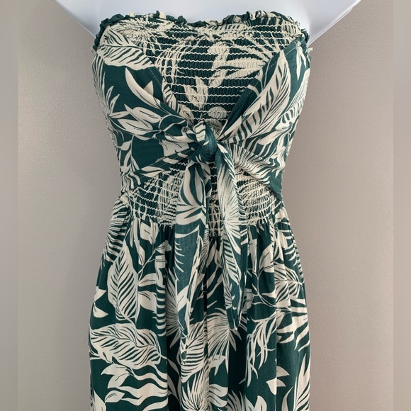 Patrons of Peace Green and White  Smocked Jumpsuit - Picture 16 of 16